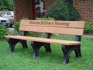 Fibrex Group benches are used by Picerne Military housing