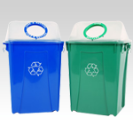 Clear View Recycling System with Lid
