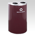RecyclePro Half Round Dual Purpose for BOTTLES CANS