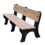 Econo-Design Classic Backed Bench 6ft without Arms