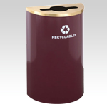 RecyclePro Half Round for MIXED RECYCLABLES