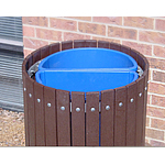 Envirodesign Combination Trash-Recycling Receptacle