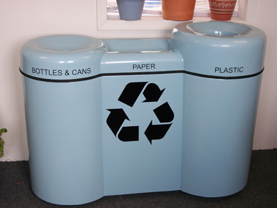 Mobius Recycle Pod Receptacle - 3 compartment