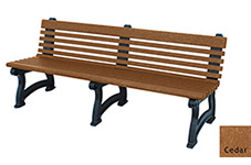 Willow Backed Bench - 6ft without Arms