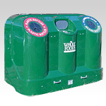 Profile 3 Compartment Recycling Container