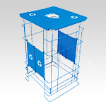 Clean Grid EXL Collapsible Recycling/Trash Receptacle