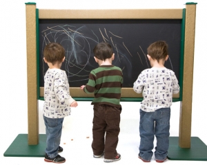 OUTDOOR CHALKBOARD 4FT PORTABLE