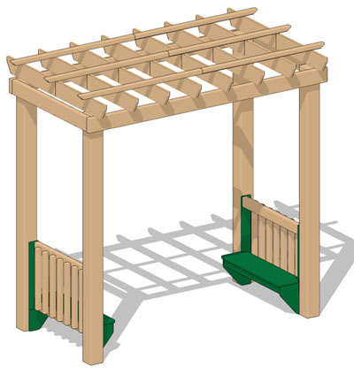 GARDEN ARBOR 7.5' H