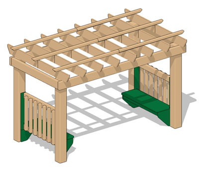 GARDEN ARBOR 5' H