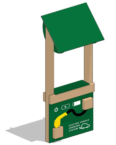 ELECTRIC VEHICLE CHARGING STATION - 2 POST