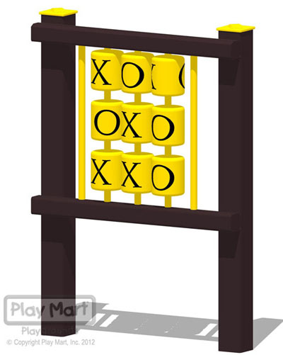 TIC TAC TOE PANEL - MINI (FREE STANDING)