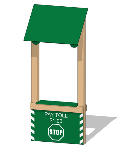 TOLL BOOTH - 2 POST