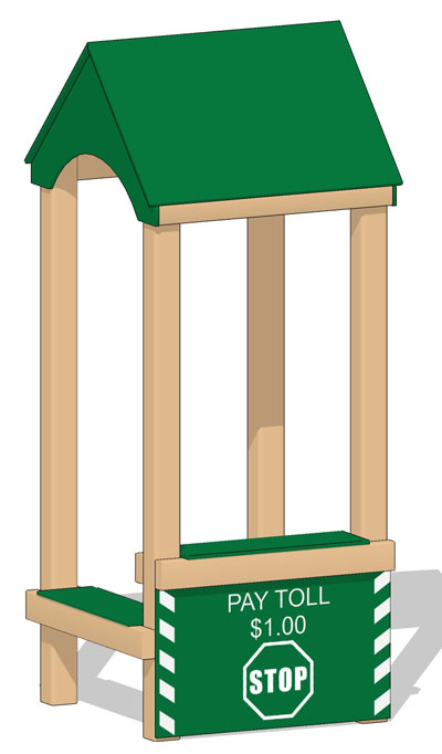 TOLL BOOTH - 4 POST