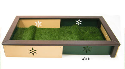 INFANT MODULAR SPACE (6 WALLS ) 4' X 8' (INCLUDING TURF & PAD)