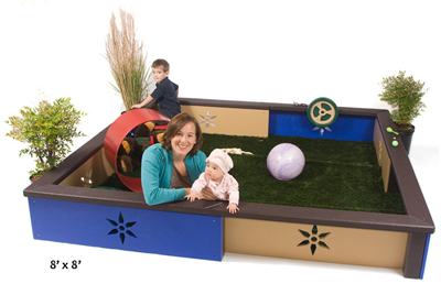 INFANT MODULAR SPACE (8 WALLS ) 8' X 8' (INCLUDING TURF & PAD)