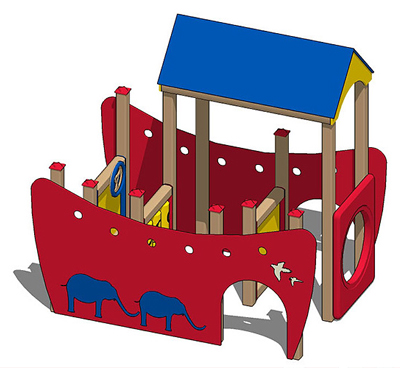 TODDLER NOAH'S ARK (CRAWL THRU)