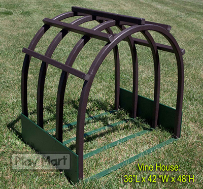 VINE HOUSE 42in W X 36in L x 48in H