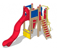 FREESTANDING START CHUTE SLIDE