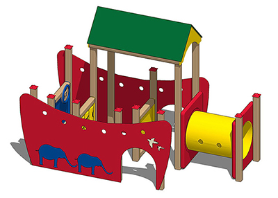 TODDLER NOAH'S ARK (TUNNEL)