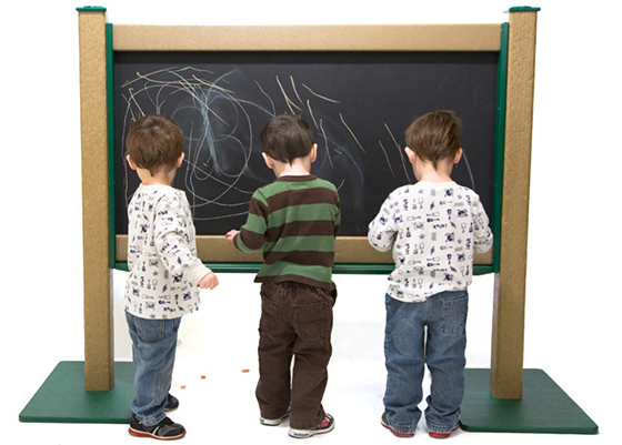 OUTDOOR MAGNETIC CHALKBOARD 4FT PORTABLE