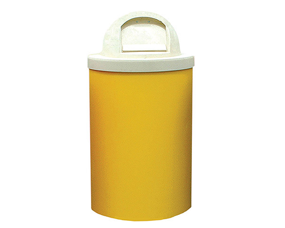 TRASH RECEPTACLE COLOR PLASTIC