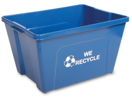 Large Curbside Recycling Bin