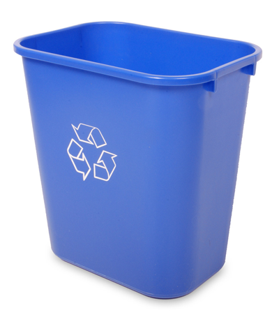 Small Deskside Recycling-Waste Bin