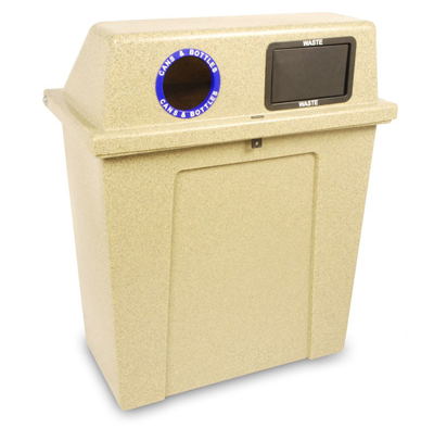 Super Sorter Two-In-One Recycling-Waste Bin