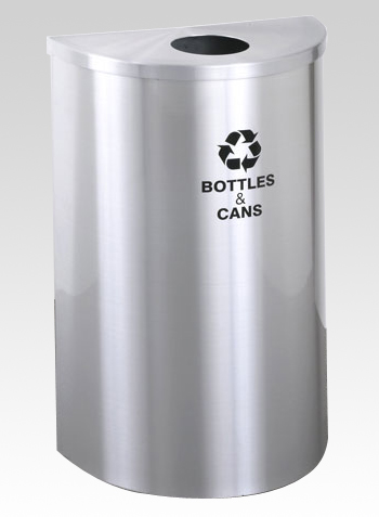 RecyclePro Half Round for BOTTLES CANS