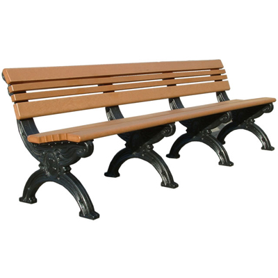 Victorian Backed Bench - 8ft without Arms