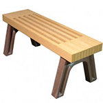 Modern Flat Bench - 4 ft