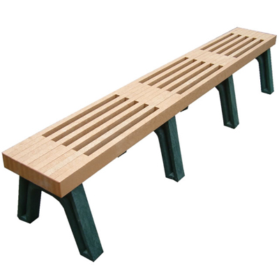 Modern Flat Bench - 8ft