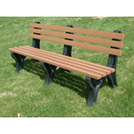 Econo-Design Backed Bench - 6ft without Arms