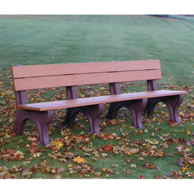 Econo-Design Classic Backed Bench - 8ft without Arms