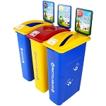 Kidz Slim Bin Triple Station