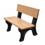 Hyde Park Backed Bench - 4ft without Arms