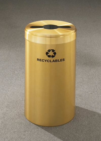 RecyclePro Value Series with multi-purpose opening for MIXED RECYCLABLES