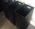 Fibrex Triple Recycling Cabinet - 3x25 gallons - includers liners