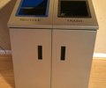 Fibrex Triple Recycling Cabinet - 3x25 gallons - includers liners