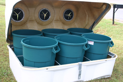 Profile 6 Compartment Recycling Container