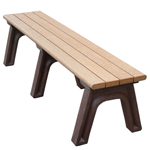 Central Park Flat Bench - 6ft