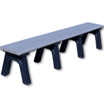 Central Park Flat Bench - 8ft