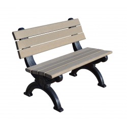 Sheffield Backed Bench - 4ft without Arms