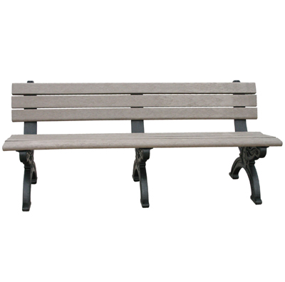 Sheffield Backed Bench - 6ft without Arms