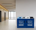 Fibrex Quad Recycling Cabinet - 4x25 gallons - include liners