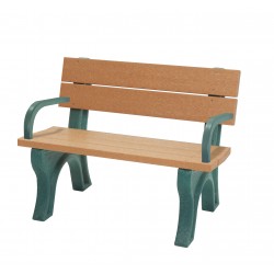 Classic Backed Bench - 4ft with Arms