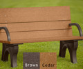 Classic ADA Compliant Bench - 4ft with Arms