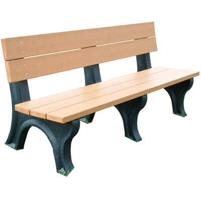 Classic Backed Bench - 6ft without Arms