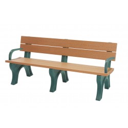 Classic Backed Bench - 6ft with Arms