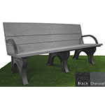 Classic ADA Compliant Bench - 6ft with Arms